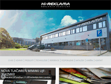 Tablet Screenshot of hi-reklama.sk